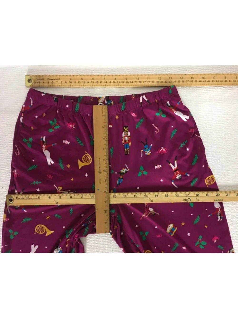 Joyspun Pajama Set Size S Purple Nutcracker Theme Holidays Its That Time Of Year